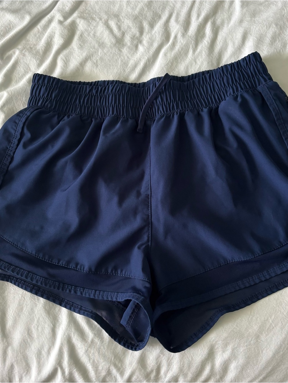 Asics Navy Blue Women's Athletic Shorts